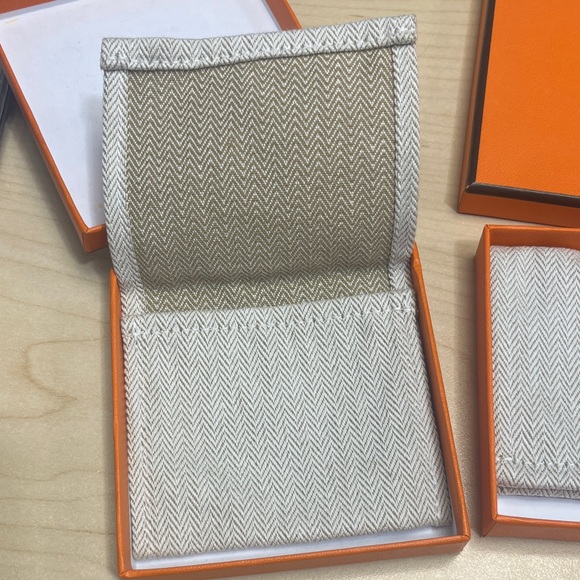 Hermès Orange and Gray Wallet Set - Picture 3 of 4